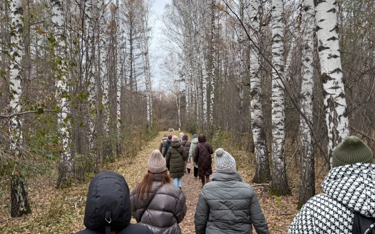 В Дендропарке прошла учебная экскурсия по ландшафтному дизайну